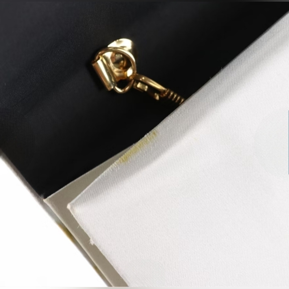 Maison Pourchet | Paris Convertible Vintage Evening Silk Clutch | Silver | - Picture 8 of 16